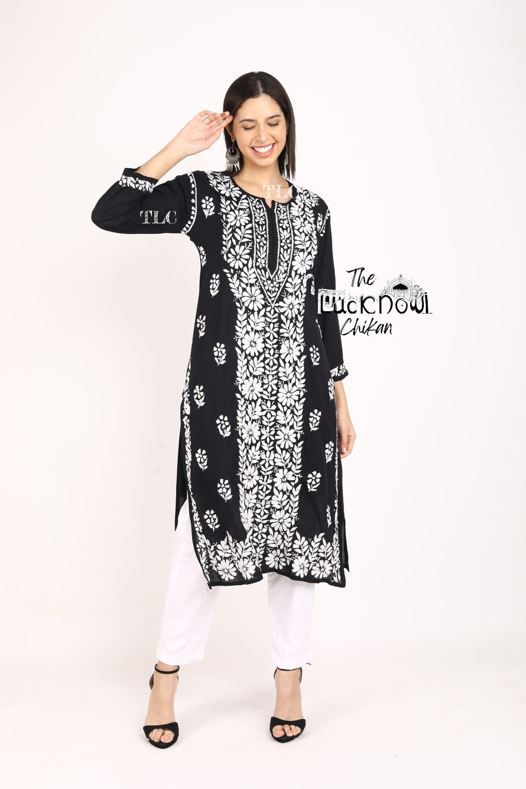 Chikankari Dark Yellow Cotton Chikan Suit Set, Lucknowi at Rs 1450 in  Lucknow